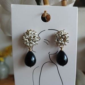 Vintage Anthropologie Cluster Drop Earrings
